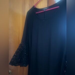R&M Richards Elegant Black Dress